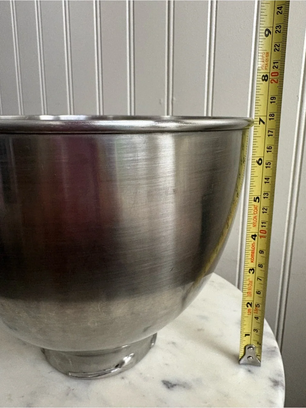 Vintage KitchenAid K45 Stainless Steel Bowl Twist Lock Base Stand Mixer VTG